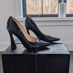 Nine West Glossy Black Heels